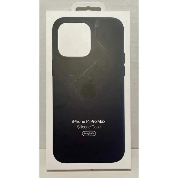 Retail Box &‎ Inserts Only For iPhone 14 Pro Silicone Case Midnight MPTP3ZM/A - Picture 1 of 3